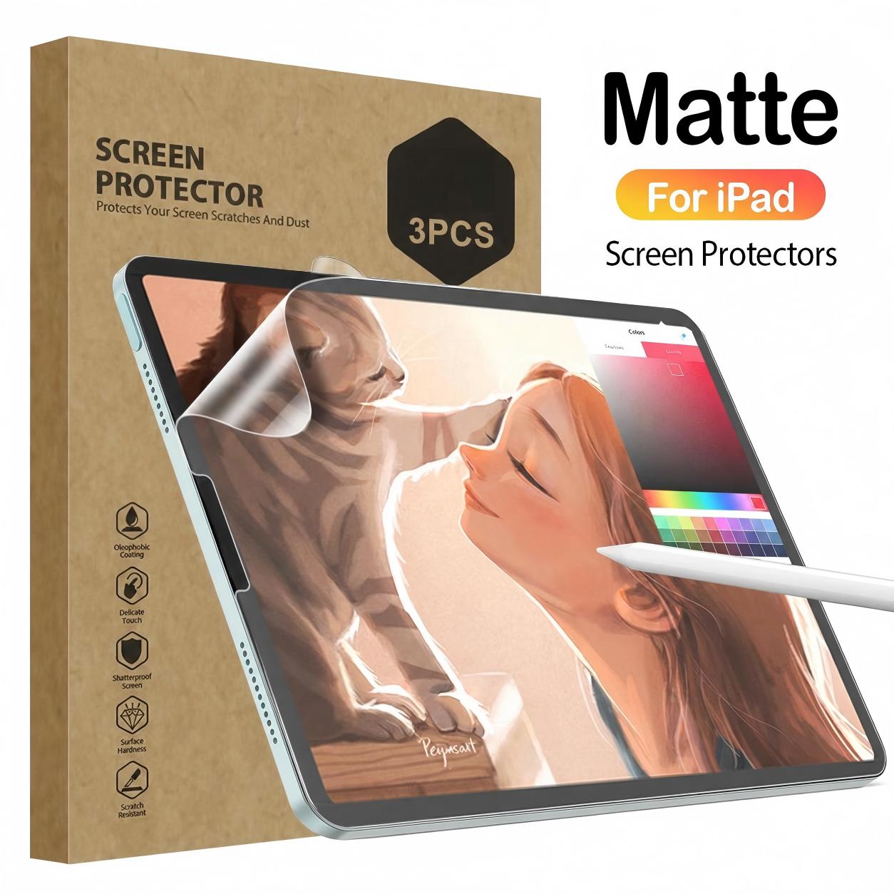 Matte Anti Glare Screen - 3 Pezzi Pellicola Protettiva Opaca Effetto
