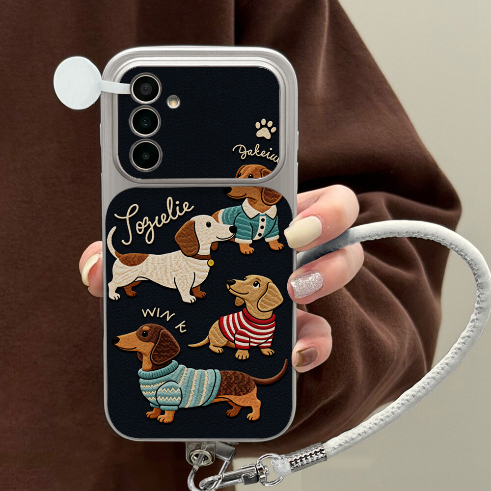 Camera Lens Protector - Custodia per telefono in pelle Lychee