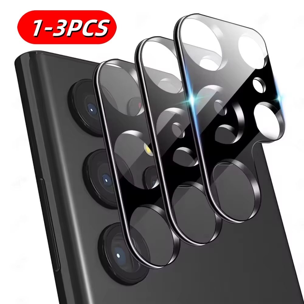 Tempered Glass Screen 9H - 1-3 Pezzi Protezione per Lenti Fotocamera