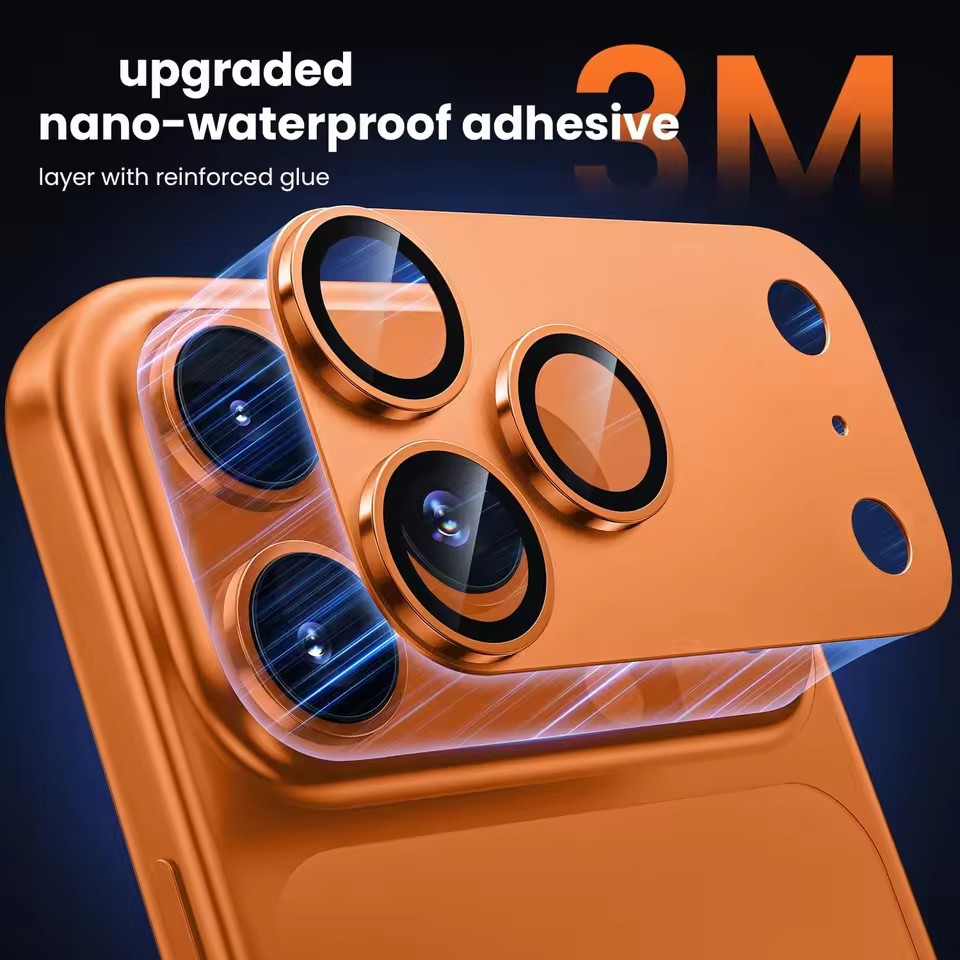 Tempered Glass Screen 9H - Protezione per Obiettivo Fotocamera per Phone