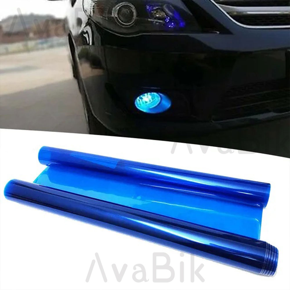 Anti Blue Light Film - Pellicola Blu per Fari Auto 30CM,