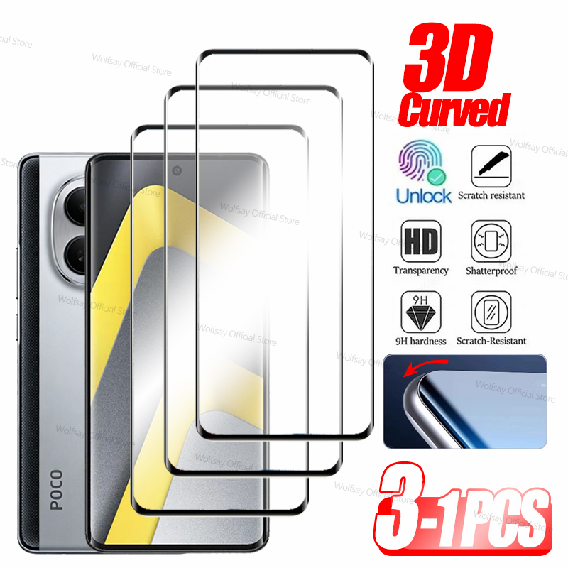 Curved Edge Screen - 3/2/1 PCS 3D Bordo Curvo di