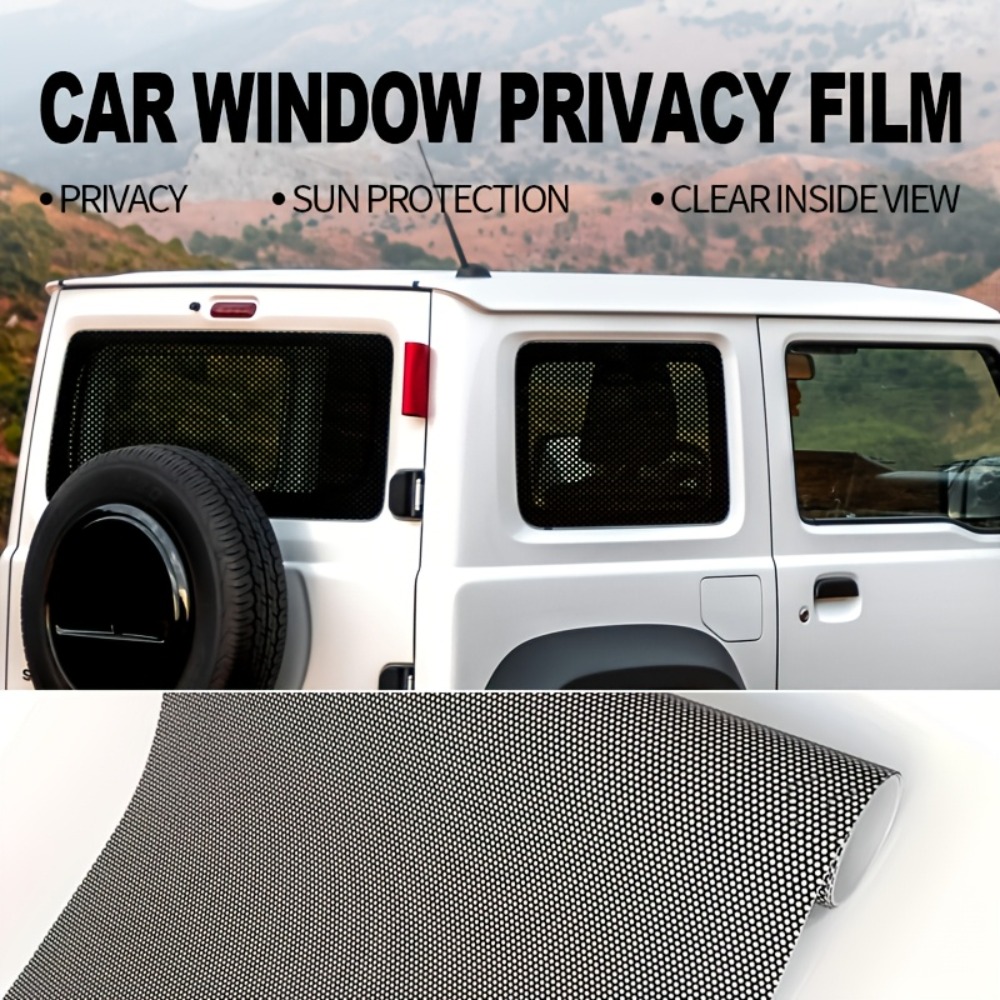 Privacy Screen Protector - 1 Rotolo di Pellicola Vinilica Nera