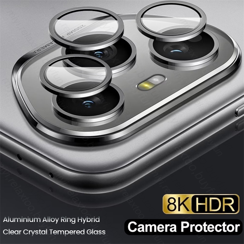 Tempered Glass Screen 9H - Honor400Pro Anello Metallico Protettivo per Fotocamera