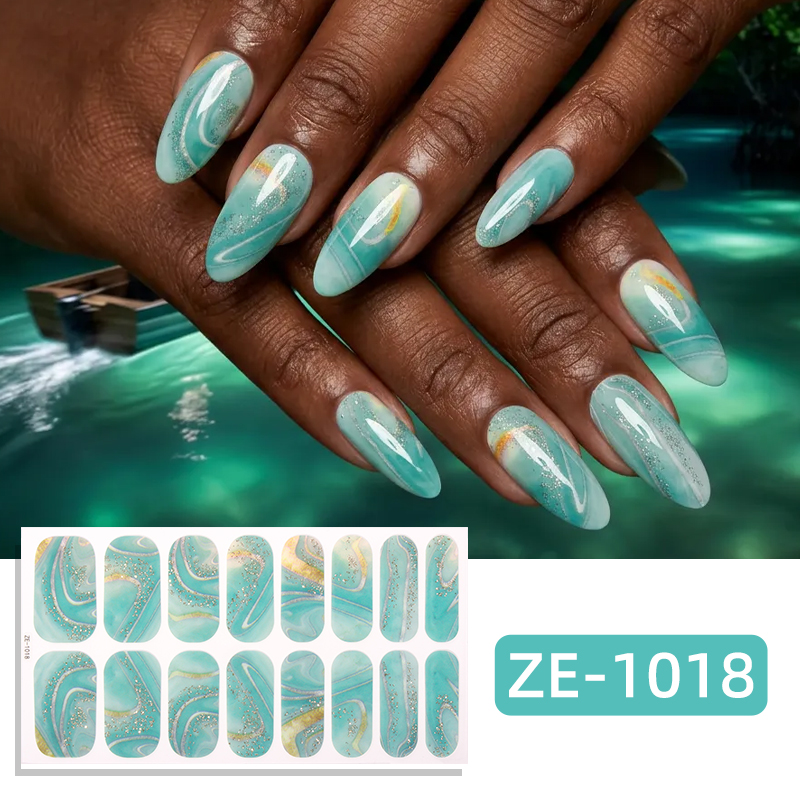 16 Adesivi per Unghie Glittera - Full Cover Adhesive recensione e prezzo