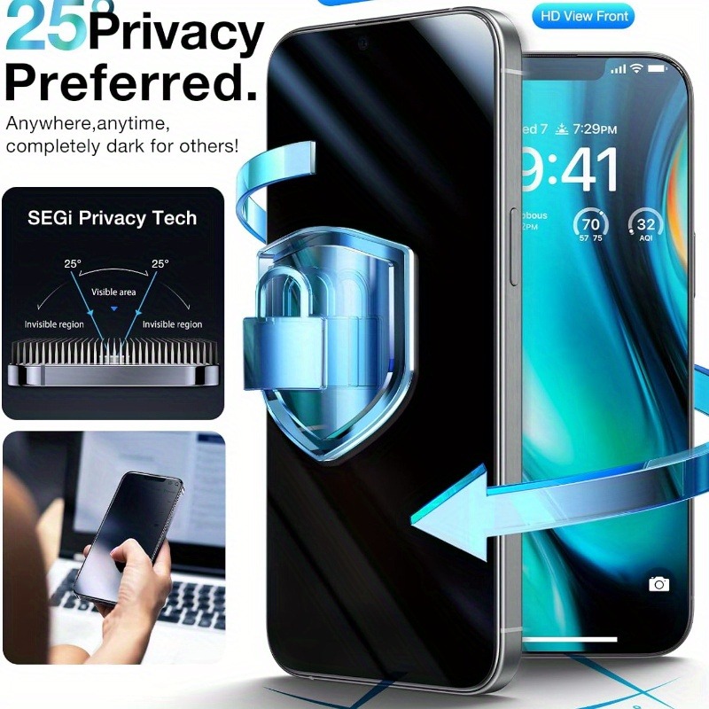 Proteggi schermo in vetro temp - Privacy Filter 2Pack recensione e prezzo